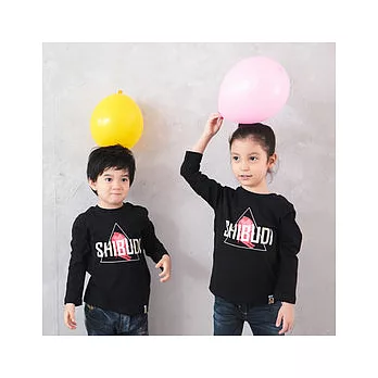 SHIBUDI極限運動長袖上衣親子裝童裝MIT(小孩款)90黑色