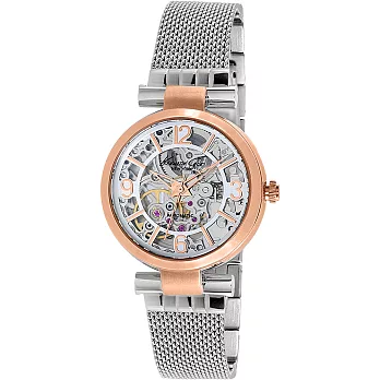 Kenneth Cole 寂寞星圖鏤空機械腕錶-IKC4944