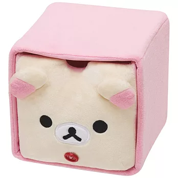 San-X 拉拉熊可愛生活系列毛絨抽屜收納盒。懶妹