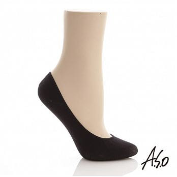 【ASO阿瘦】全掌隱形襪 3 雙組 - 穿在高跟鞋、包鞋裡面別人看不見，妳的美麗小心機～黑