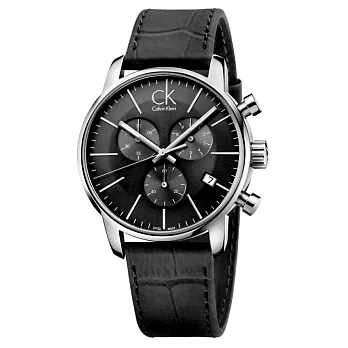 calvin klein CK手錶 CITY系列 三眼石英男錶K2G271C3(平行輸入)