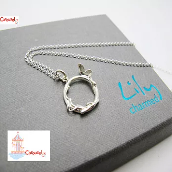 Lily Charmed蝴蝶環純銀項鍊