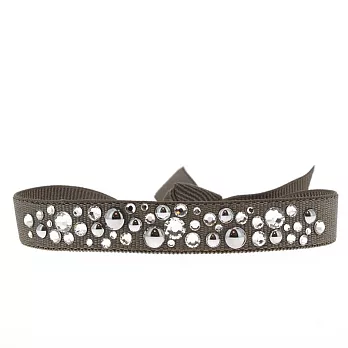 法國 Les Interchangeables 水晶絲緞手鍊 A17155(L. D. B.)