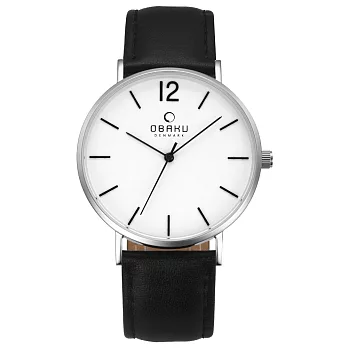 OBAKU 精粹重現十週年限定真皮錶款-V197GXCWRB