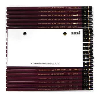 三菱 Hi-uni 限定版22規製圖鉛筆(無附盒)
