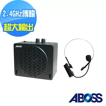 ABOSS 2.4G教學/導遊專用2.4G無線麥克風音箱組合MP-R36送專屬收納包