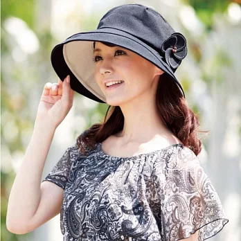 日本COGIT 新一代3D拱型降溫氣質小顏美人帽 (UV99%)優雅黑