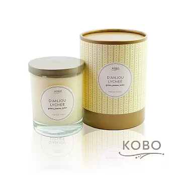 【KOBO】美國大豆精油蠟燭 - 梨與荔枝 (330g/可燃燒80hr)