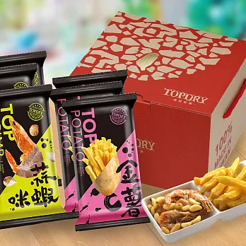 TOPDRY頂級乾燥-蝦薯薯禮盒(3盒)