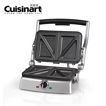 美國Cuisinart 美膳雅二合一煎烤&三明治壓烤機 GRSM2TW