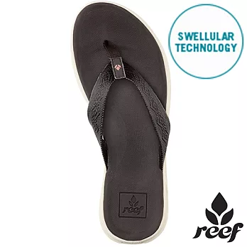 REEF SWELLULAR 新科技舒適加倍防滑耐磨支撐性佳.黑5黑