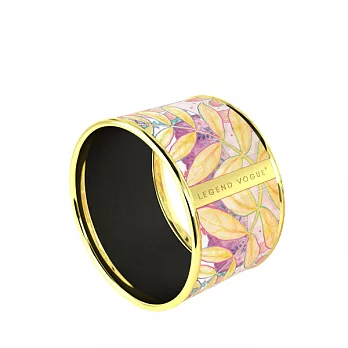 LVG Legend Vogue No.141021 印刷琺瑯系列 環形手環XL(金 / 內徑65)