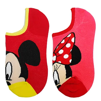 米奇/米妮/奇奇與蒂蒂大圖隱形襪-中-12雙入