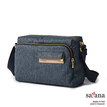satana - 輕便斜背包 - 深丹寧藍
