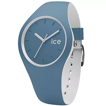 【Ice-Watch】玩色系列 炫彩新時尚手錶 (單寧藍/白 IWDUO.BLU.U.S.16)