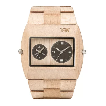 WEWOOD義大利時尚木頭腕錶 雙時區系列JupiterRSBeige