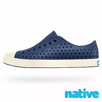 native JEFFERSON 奶油頭休閒鞋(男/女)4海軍藍x牛奶骨