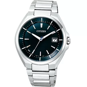 CITIZEN 星辰 超級鈦發威5局電波時尚光動能優質腕錶-藍-CB3010-57L