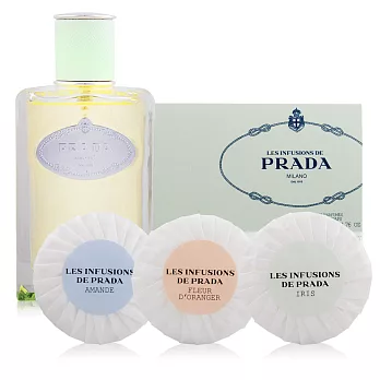 PRADA 鳶尾花精粹淡香精(100ml)-PRADA 精粹系列香皂組