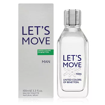 Benetton 班尼頓 Let’s Move動感男性淡香水100ml