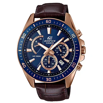 CASIO EDIFICE 超越極限計時賽車腕錶-EFR-552GL-2AVUDF
