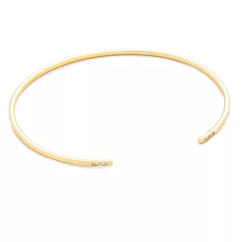 SHASHI 紐約品牌 AVA 金色平衡骨手環 鑲鑽設計 亮面優雅圓弧 C型可調式