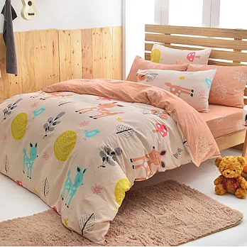 英國Abelia《童話森林》雙人四件式被套床包組