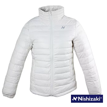 【日本西崎】輕量防潑水保暖羽絨外套(N007)L白色
