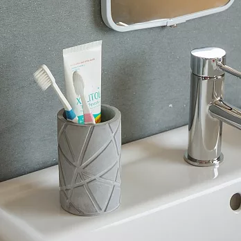 Peachy Life 設計款親水泥-牙刷牙膏架