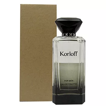 Korloff FOR MEN 透澈男性淡香水 88ml (Tester)