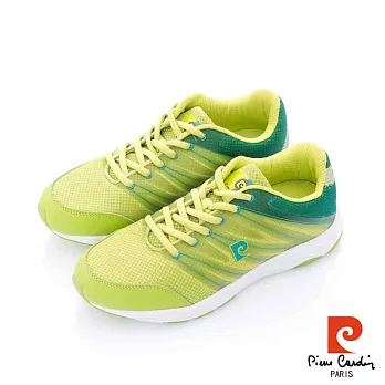 Pierre Cardin(女) - 羽毛的飛翔 輕量簡色運動慢跑鞋 - 輕瑩綠35綠