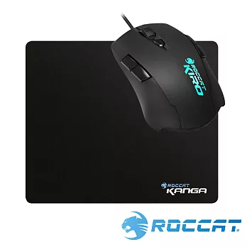 ROCCAT KIRO光學電競滑鼠+Kanga Mini電競滑鼠墊