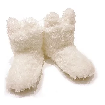 【U】Kanaii Boom - 保暖休閒家居室內靴(二款可選)JPN23.5 - 雪白絨毛