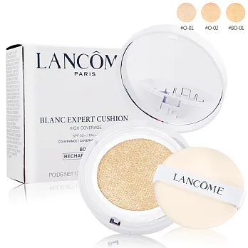 LANCOME 蘭蔻 激光煥白輕感氣墊粉餅-無瑕版 SPF50+/PA+++(13g)-含粉盒-多色可選#O-01