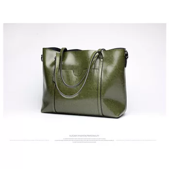 【O-ni O-ni】韓版真皮潮流側肩包JDL-7-175橄欖綠