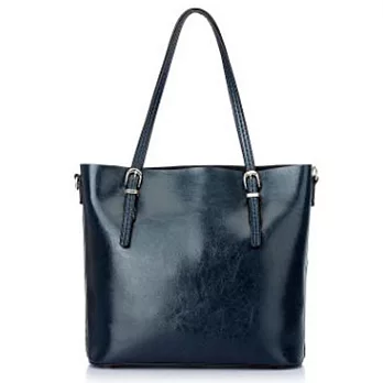 【O-ni O-ni】韓版真皮復古側肩包SSL-11-140藍色