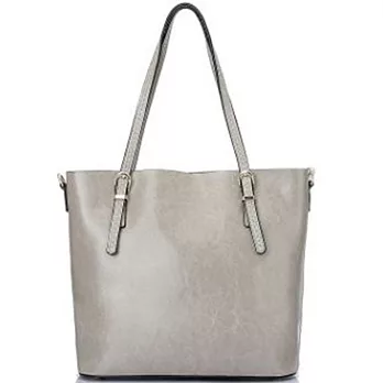 【O-ni O-ni】韓版真皮復古側肩包SSL-11-140灰色