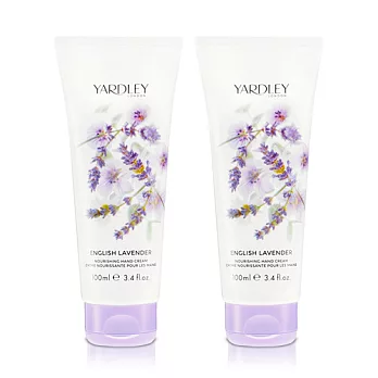 YARDLEY 雅麗 英國薰衣草護手霜(100ml)X2入