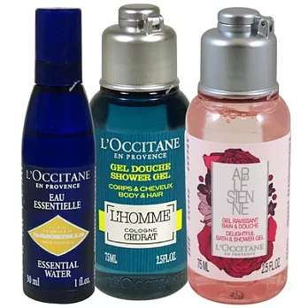 L’OCCITANE歐舒丹 蠟菊保養沐浴3件組