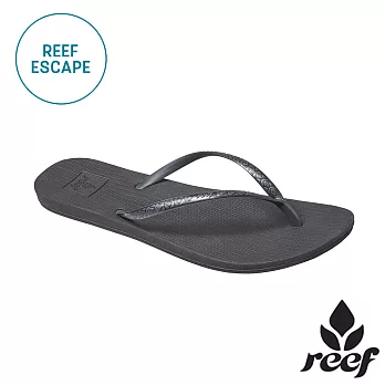REEF ESCAPE 獨家科技基本款橡膠拖2.0 .黑5黑
