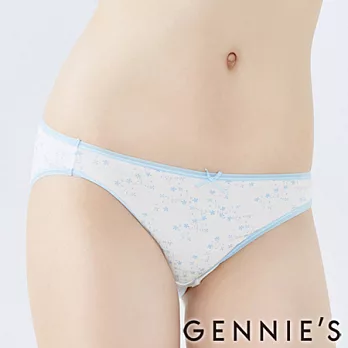 【Gennies奇妮】水精靈系列-美肌無雙水精靈低腰內褲M水藍