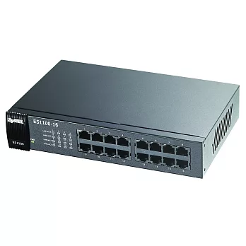 ZYXEL ES1100-16 16埠 乙太網路無網管交換器