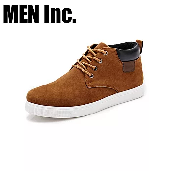 Men Inc.「英倫型男」經典麂皮休閒鞋-黃8.5黃43