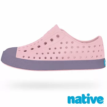 native JEFFERSON JUNIOR 奶油頭鞋(大童)2粉紅x芋頭紫