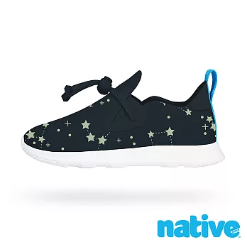 native APOLLO MOC PRINT CHILD 莫卡辛鞋(小童)7黑色小星盤