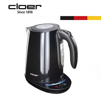 【Cloer】德國百年工藝品牌Smart溫控電熱水壺(黑)