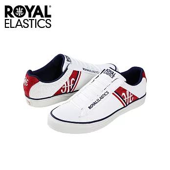【Royal Elastics】男-Cruiser 休閒鞋-白/紅/藍邊(00864-015)US7.5白/紅/藍邊