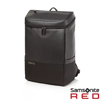 Samsonite RED PECKHAM 長型上開式中性筆電後背包14＂(黑色)