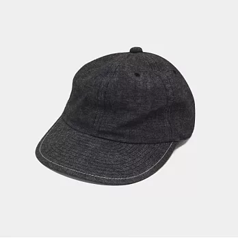 【 HUNTISM 日本職人帽子品牌】STN Chambray Cap / Black棒球帽 (黑)