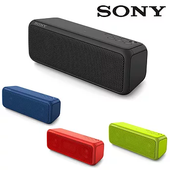 SONY 索尼 高音質防水震撼藍芽喇叭 NFC藍牙揚聲器 SRS-XB3【公司貨】紅色